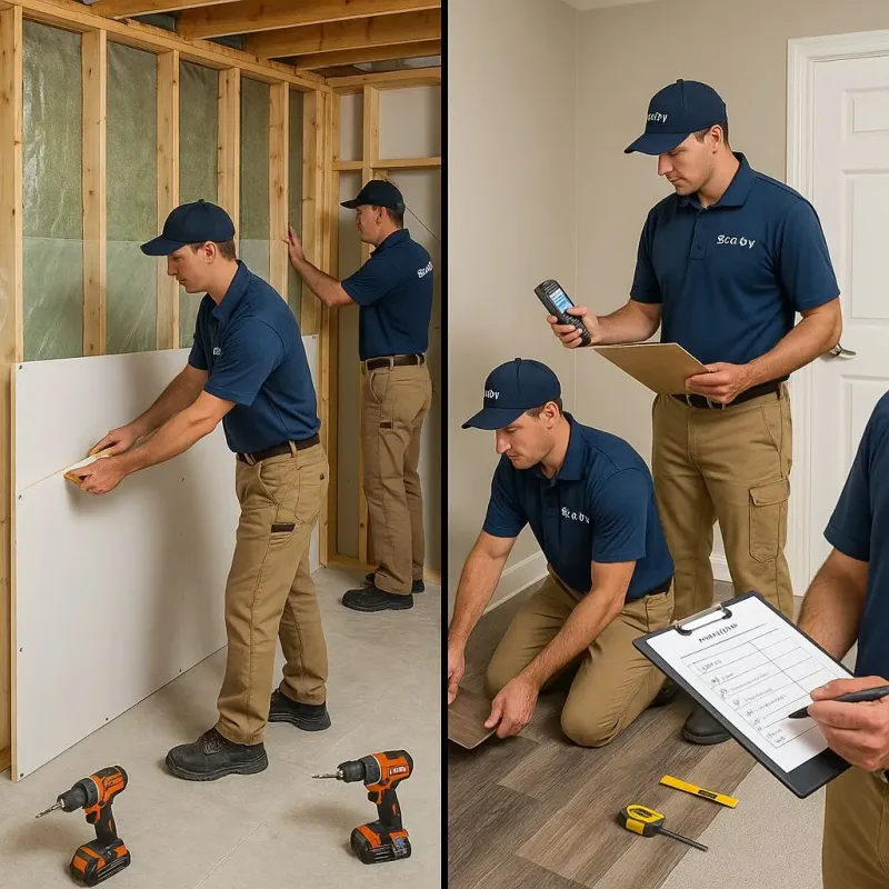 Repairs and Reconstruction process in Barron, WI